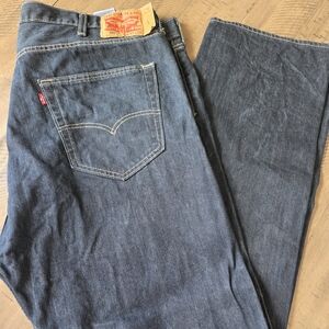 Levi's Men's Dark Blue Straight Jeans